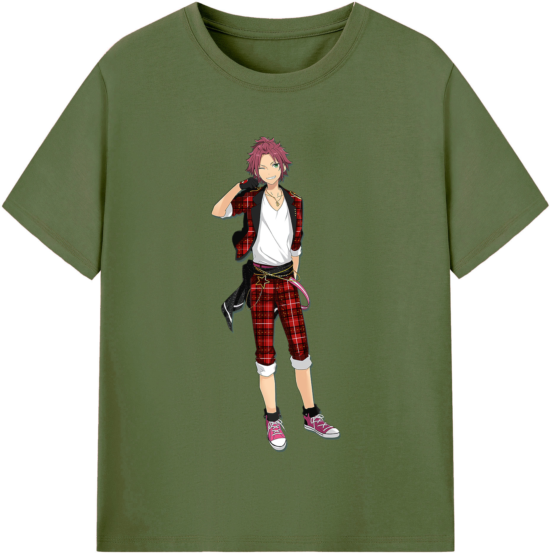 （画像用） あんさんぶるスターズ! Ensemble Stars 綿100％半袖Tシャツ（フロントプリント）